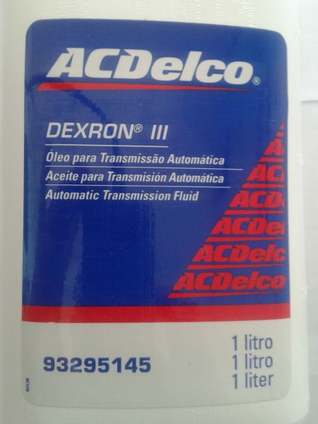 OLEO PARA TRANSMISSAO AUTOMATICA DEXRON III ACDELCO 93295145 ORIGINAL GM