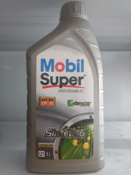 Óleo Mobil Super 5w30 Api Sn 3000 D1 Sintético Dexos Ilsac