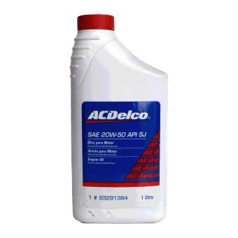 OLEO ACDELCO SAE 20W-50 API SL  1 LITRO 93307462