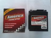 Bateria Moto 12v 6ah America Racing Nova 6 Meses De Garantia